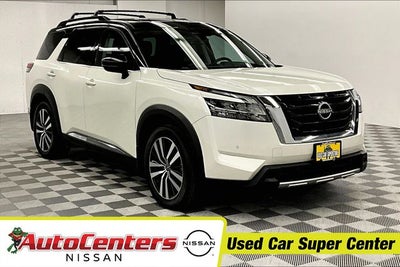 2023 Nissan Pathfinder Platinum 4x4 - Pano Roof - Htd/Cooled Leather - 20'' Wheels