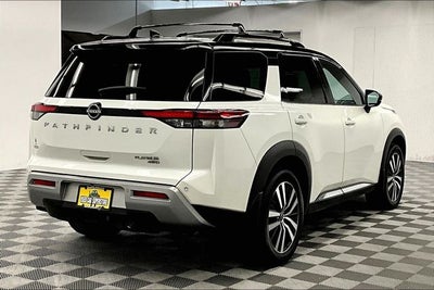 2023 Nissan Pathfinder Platinum 4x4 - Pano Roof - Htd/Cooled Leather - 20'' Wheels