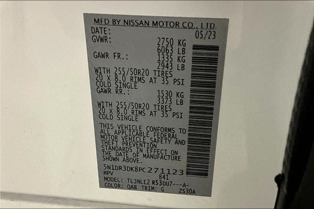 2023 Nissan Pathfinder Platinum 4x4 - Pano Roof - Htd/Cooled Leather - 20'' Wheels