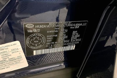 2022 Hyundai Santa Fe Calligraphy AWD-Pano Roof-Adaptive Cruise-Htd/Cooled Leather