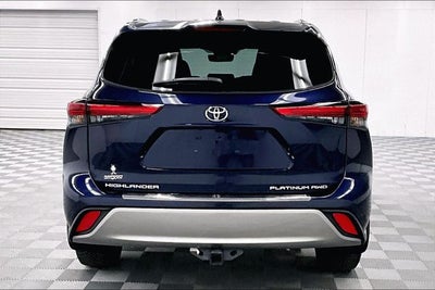 2022 Toyota Highlander Platinum AWD - Pano Roof - Htd/Cooled Leather