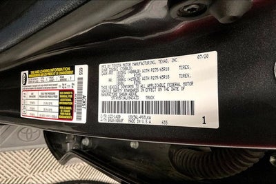 2020 Toyota Tundra Limited 4x4 - Premium Pkg - Adaptive Cruise - Htd Leather