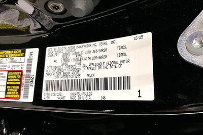 2026 Toyota Tundra Limited 4x4 - TRD 3'' Lift Kit - Htd/Cooled Leather