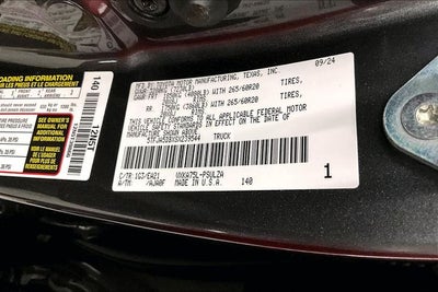 2025 Toyota Tundra Limited 4x4 - Sunroof - Htd/Cooled Seats - 20'' Wheels