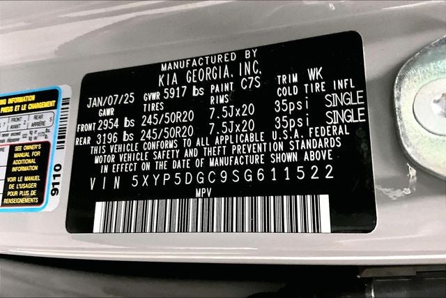 2025 Kia Telluride SX X-Line AWD - Dual Moonroof - Htd/Cooled Leather