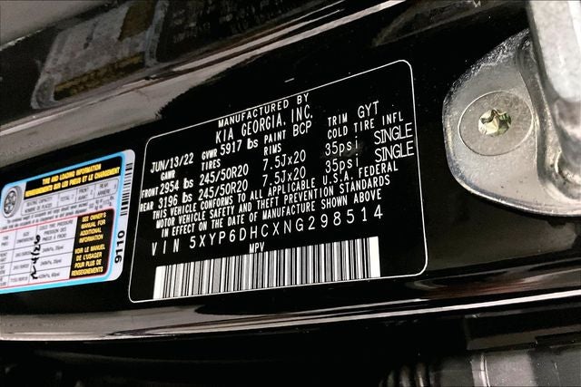 2022 Kia Telluride S AWD - Sunroof - Adaptive Cruise - Htd Seats