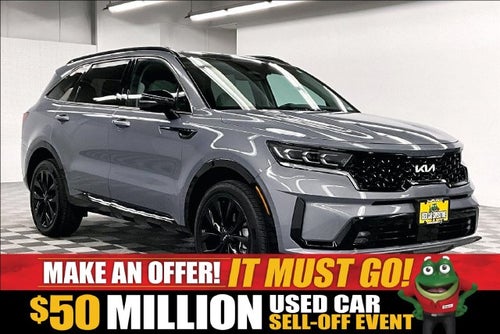 2023 Kia Sorento SX AWD-Pano Roof-Adaptive Cruise-Htd Seats