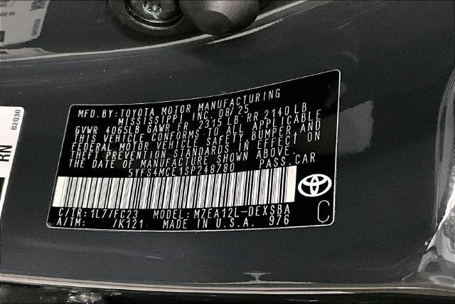 2025 Toyota Corolla SE Adaptive Cruise Control