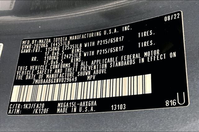 2022 Toyota Corolla Cross LE