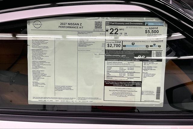 2027 Nissan Z Performance - Essentials Package