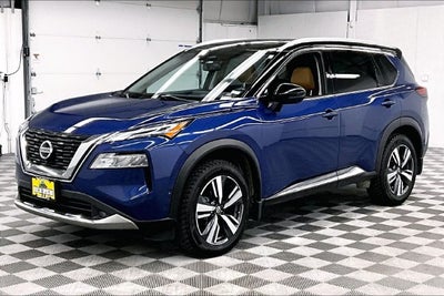 2021 Nissan Rogue Platinum AWD-Pano Roof-Adaptive Cruise-Htd Leather