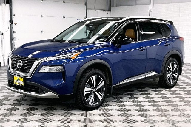 2021 Nissan Rogue Platinum AWD-Pano Roof-Adaptive Cruise-Htd Leather