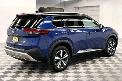 2021 Nissan Rogue Platinum AWD-Pano Roof-Adaptive Cruise-Htd Leather