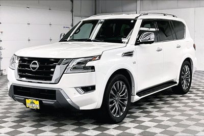 2021 Nissan Armada Platinum 4x4 - Sunroof - Htd/Cooled Leather - DVD