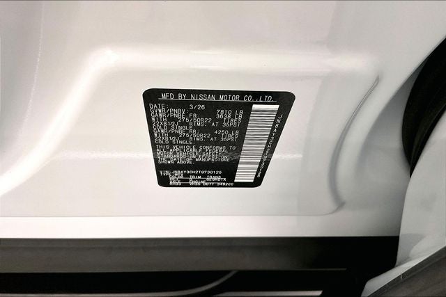 2026 Nissan Armada Platinum Reserve 4WD - Accent and Split Bench Seat Pkgs