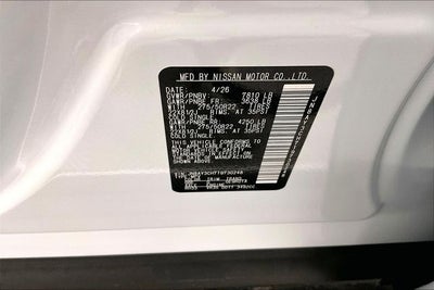 2026 Nissan Armada Platinum Reserve 4WD - Bench Seat Package