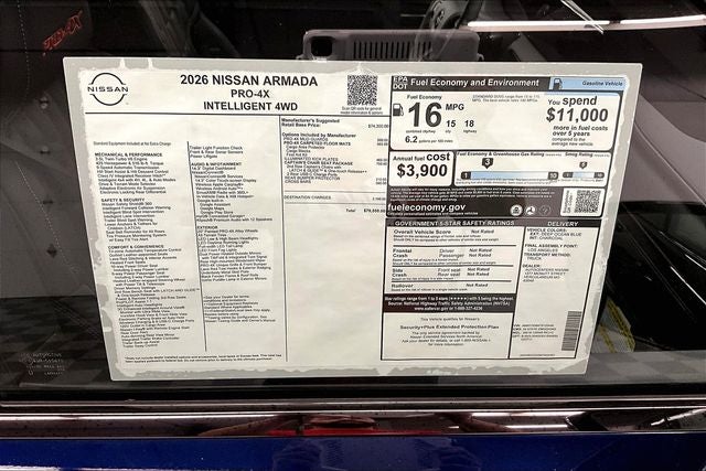 2026 Nissan Armada PRO-4X 4WD