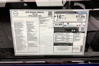 2026 Nissan Armada PRO-4X 4WD