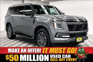 2025 Nissan Armada Platinum 4x4-Pano Roof-Adaptive Cruise-Htd/Cooled Leather