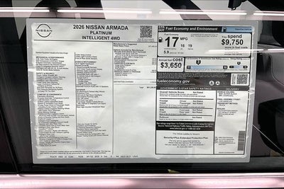 2026 Nissan Armada Platinum 4WD - ProPilot Assist 2