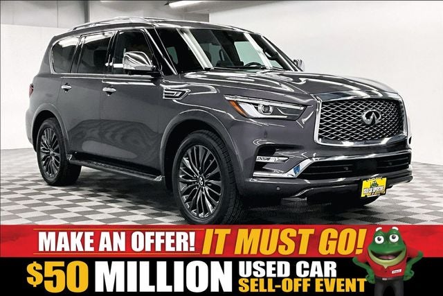 2022 INFINITI QX80 Sensory 4x4-Sunroof-Adaptive Cruise-Htd/Cooled Leather