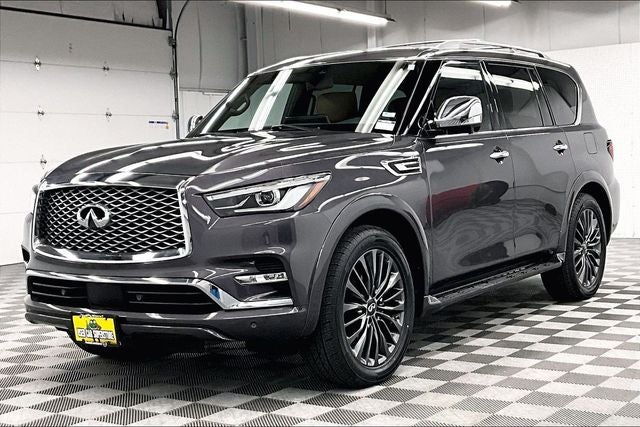 2022 INFINITI QX80 Sensory 4x4-Sunroof-Adaptive Cruise-Htd/Cooled Leather