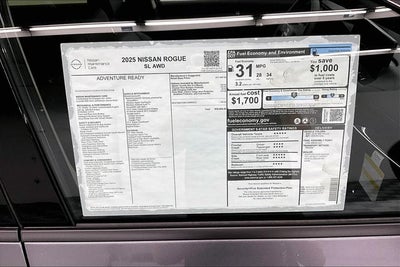 2025 Nissan Rogue SL AWD