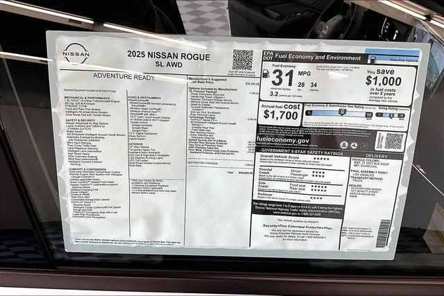 2025 Nissan Rogue SL AWD - Premium and Tech Packages