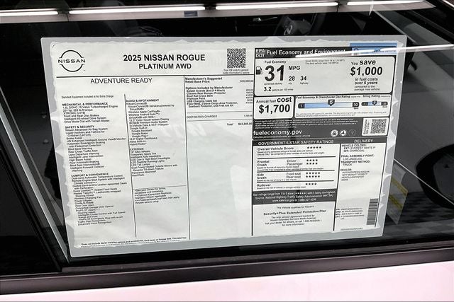 2025 Nissan Rogue Platinum AWD