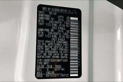 2025 Nissan Rogue Platinum AWD - Premium and Tech Packages