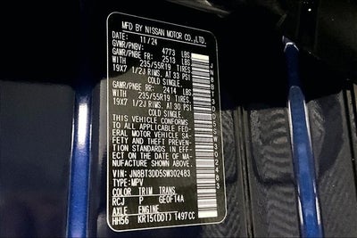 2025 Nissan Rogue Platinum AWD