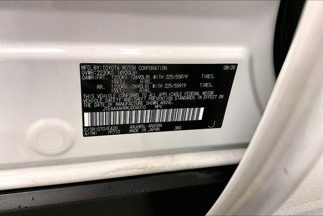 2021 Toyota Venza Limited AWD - Pano Roof - Htd/Cooled Seats