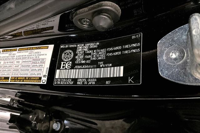 2017 Toyota 4Runner Limited 4x4 - Sunroof - Htd/Cooled Leather - 20'' Wheels