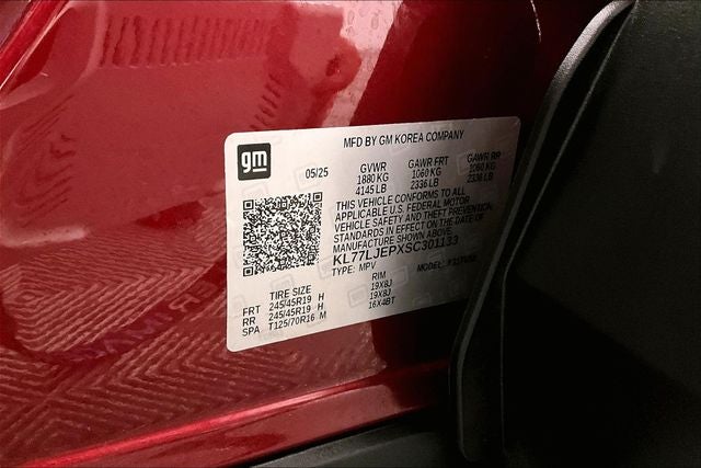 2025 Chevrolet Trax 2RS Sunroof-Adaptive Cruise-Htd Seats