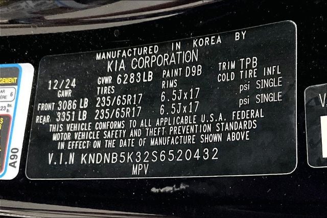 2025 Kia Carnival LXS Adaptive Cruise - Htd Seats - Remote Start