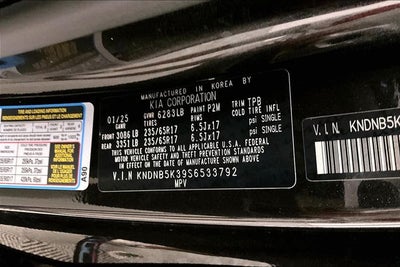 2025 Kia Carnival LXS Adaptive Cruise - Htd Seats - Remote Start